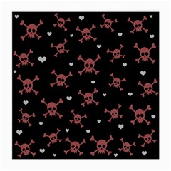 Skull Pattern Medium Glasses Cloth (2-side) by ValentinaDesign