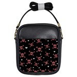 Skull pattern Girls Sling Bags Front