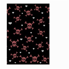 Skull Pattern Large Garden Flag (two Sides) by ValentinaDesign