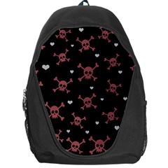 Skull Pattern Backpack Bag by ValentinaDesign