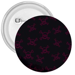 Skull pattern 3  Buttons