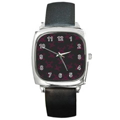 Skull pattern Square Metal Watch