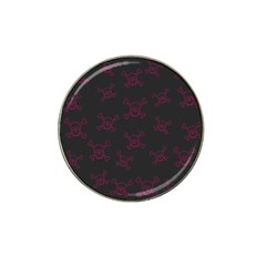 Skull pattern Hat Clip Ball Marker (4 pack)