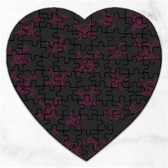 Skull pattern Jigsaw Puzzle (Heart)