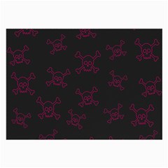 Skull pattern Large Glasses Cloth (2-Side)