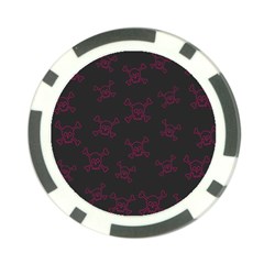 Skull pattern Poker Chip Card Guard