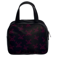 Skull pattern Classic Handbags (2 Sides)