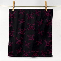 Skull pattern Face Towel