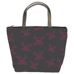 Skull pattern Bucket Bags