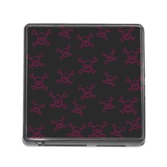 Skull pattern Memory Card Reader (Square)