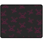 Skull pattern Fleece Blanket (Medium)  60 x50  Blanket Front