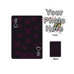 Skull pattern Playing Cards 54 (Mini)  Front - Spade6