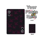 Skull pattern Playing Cards 54 (Mini)  Front - Spade10