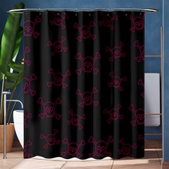 Skull pattern Shower Curtain 60  x 72  (Medium) 