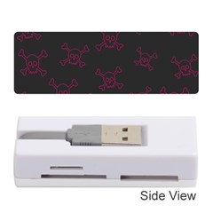 Skull Pattern Memory Card Reader (stick)  by ValentinaDesign