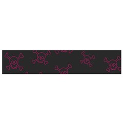 Skull pattern Flano Scarf (Small)