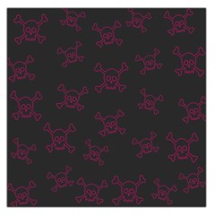 Skull pattern Large Satin Scarf (Square)