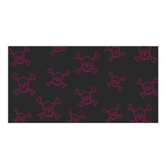 Skull pattern Satin Shawl