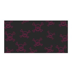 Skull pattern Satin Wrap