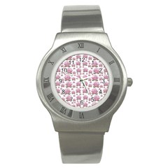 Lotus Stainless Steel Watch by ValentinaDesign