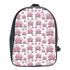 Lotus School Bags (xl)  by ValentinaDesign