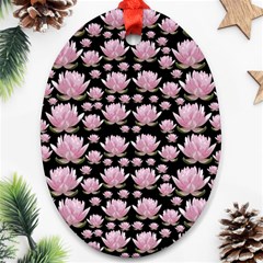 Lotus Ornament (oval) by ValentinaDesign