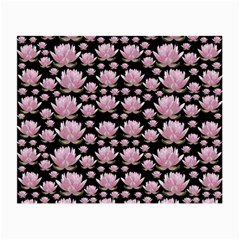 Lotus Small Glasses Cloth by ValentinaDesign