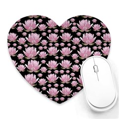 Lotus Heart Mousepads by ValentinaDesign