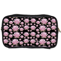 Lotus Toiletries Bags by ValentinaDesign