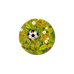 Ball On Forest Floor Golf Ball Marker (4 Pack) by linceazul