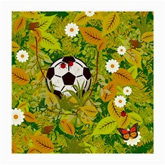 Ball On Forest Floor Medium Glasses Cloth (2-side) by linceazul