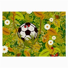 Ball On Forest Floor Large Glasses Cloth by linceazul