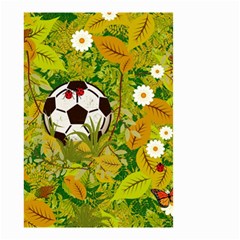 Ball On Forest Floor Small Garden Flag (two Sides) by linceazul