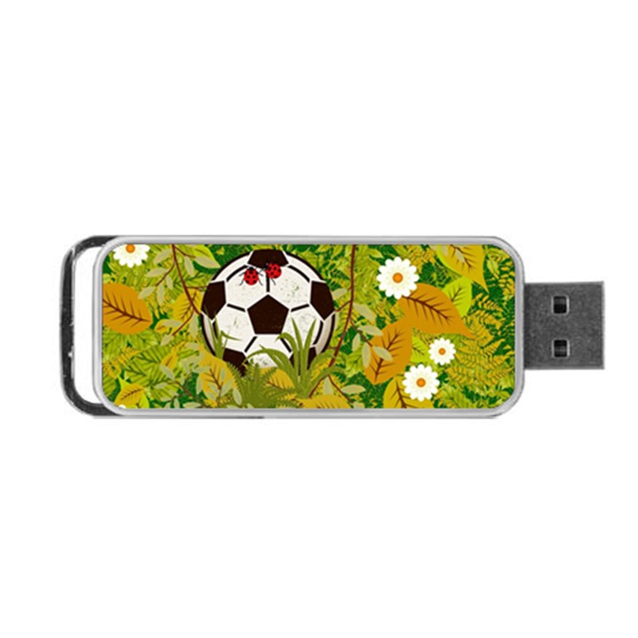 Ball On Forest Floor Portable USB Flash (Two Sides)