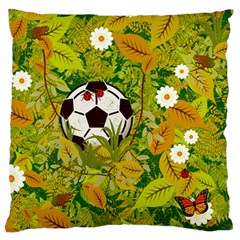 Ball On Forest Floor Standard Flano Cushion Case (two Sides) by linceazul