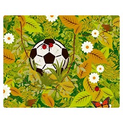 Ball On Forest Floor Double Sided Flano Blanket (medium)  by linceazul