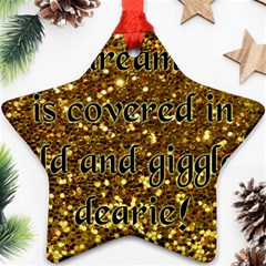 Covered In Gold! Ornament (star)