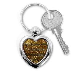 Covered In Gold! Key Chains (heart)  by badwolf1988store