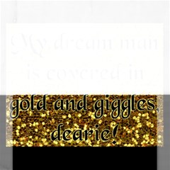 Covered In Gold! Rectangular Jigsaw Puzzl by badwolf1988store