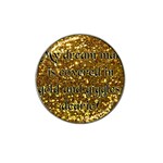 Covered in Gold! Hat Clip Ball Marker (4 pack) Front