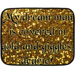 Covered In Gold! Double Sided Fleece Blanket (mini)  by badwolf1988store