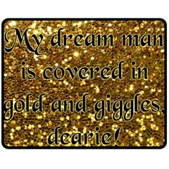 Covered In Gold! Fleece Blanket (medium) 