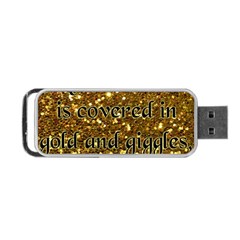 Covered In Gold! Portable Usb Flash (one Side) by badwolf1988store