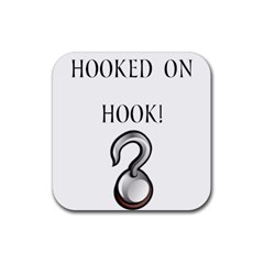 Hooked On Hook! Rubber Coaster (square)  by badwolf1988store