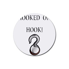 Hooked On Hook! Rubber Coaster (round)  by badwolf1988store