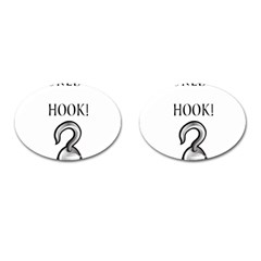 Hooked On Hook! Cufflinks (oval) by badwolf1988store