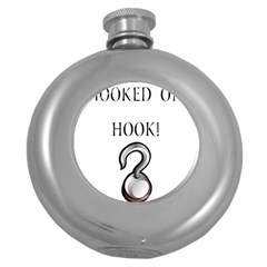 Hooked On Hook! Round Hip Flask (5 Oz) by badwolf1988store