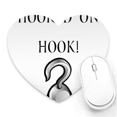 Hooked On Hook! Heart Mousepads by badwolf1988store