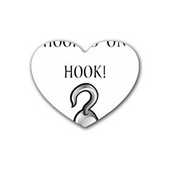 Hooked On Hook! Heart Coaster (4 Pack)  by badwolf1988store