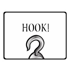 Hooked On Hook! Fleece Blanket (small) by badwolf1988store